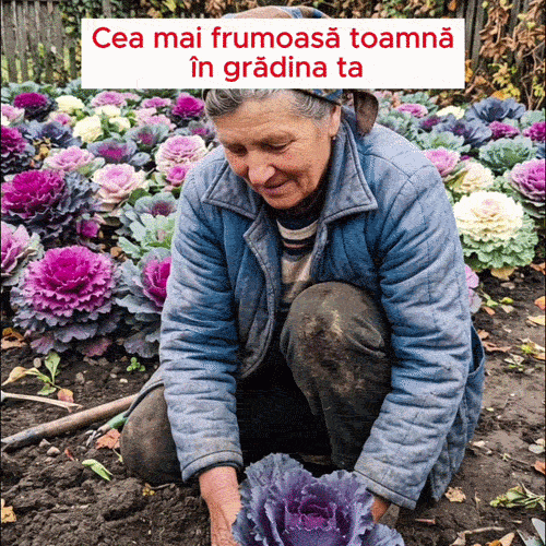 Varză Ornamentală Mix Spectacol de Culori